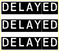 DELAYED graphic